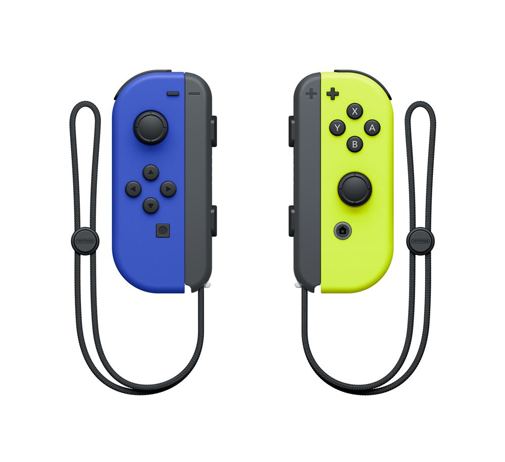 blue yellow joy con