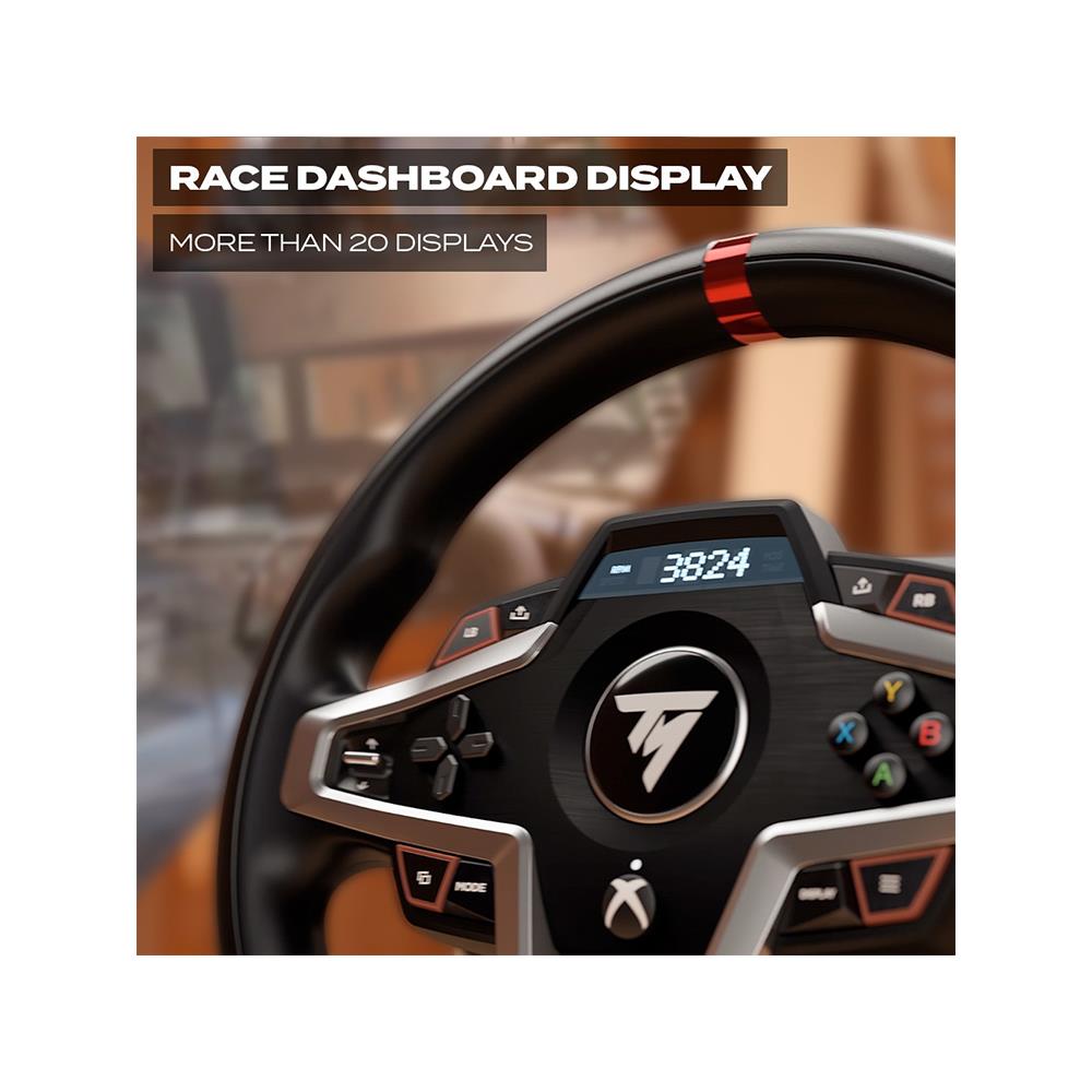 Thrustmaster T248X, Racing Wheel and Magnetic Pedals, HYBRID DRIVE,  Magnetic Paddle Shifters, Dynamic Force Feedback & TH8S Shifter Add-On,  8-Gear