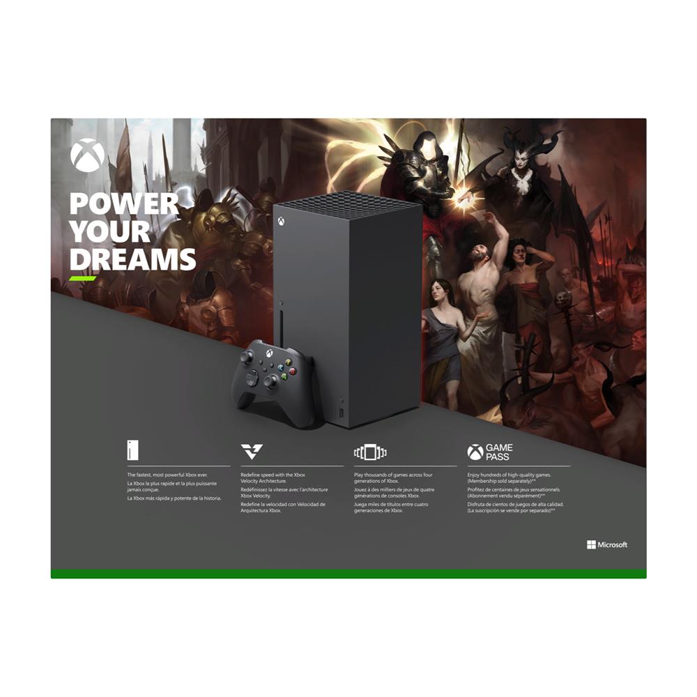 Microsoft Xbox Series X Diablo IV Bundle - Includes Xbox Wireless  Controller - Up to 120 frames per second - 16GB RAM 1TB SSD - Experience  True 4K