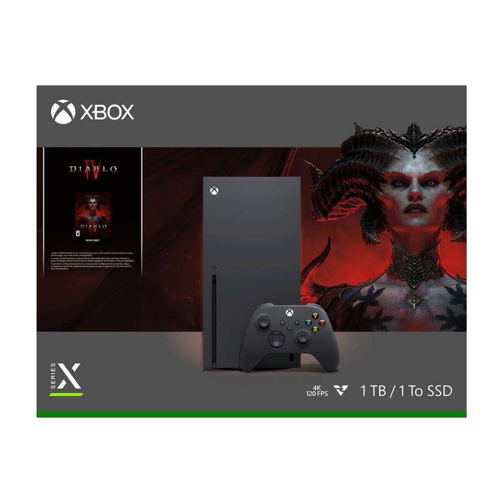 Microsoft Xbox Series X 1TB Console Black - Diablo IV Bundle