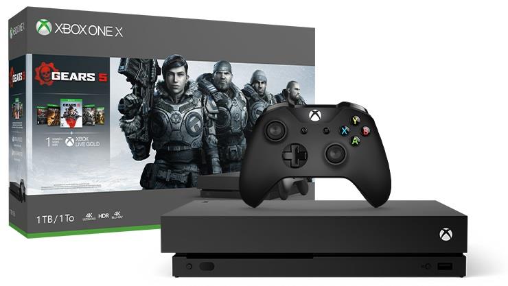 gears xbox one x console