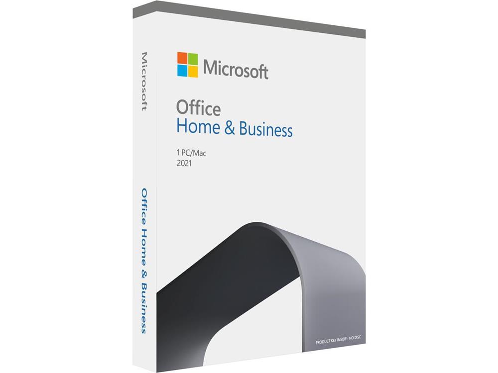 Microsoft Office Home and Business 2021 English P8 1 License NA Only  Medialess