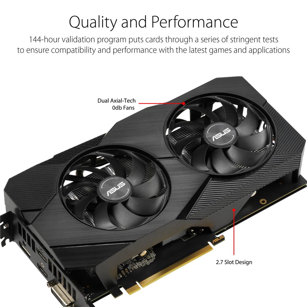 ASUS Dual GeForce GTX 1660 SUPER 6GB EVO GDDR6