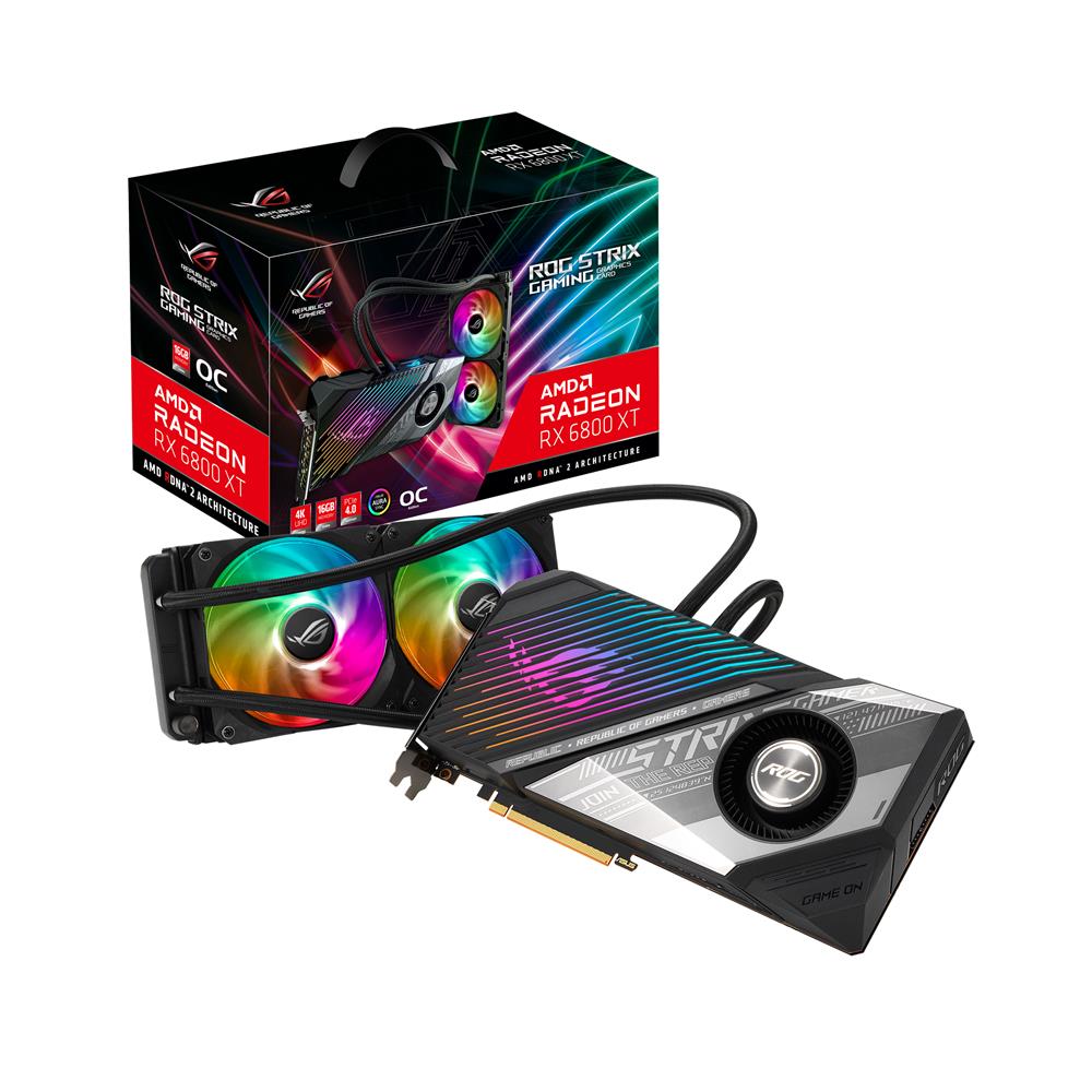 Asus Rog Strix Lc Amd Radeon Rx 6800 Xt Oc Edition Canada Computers Electronics