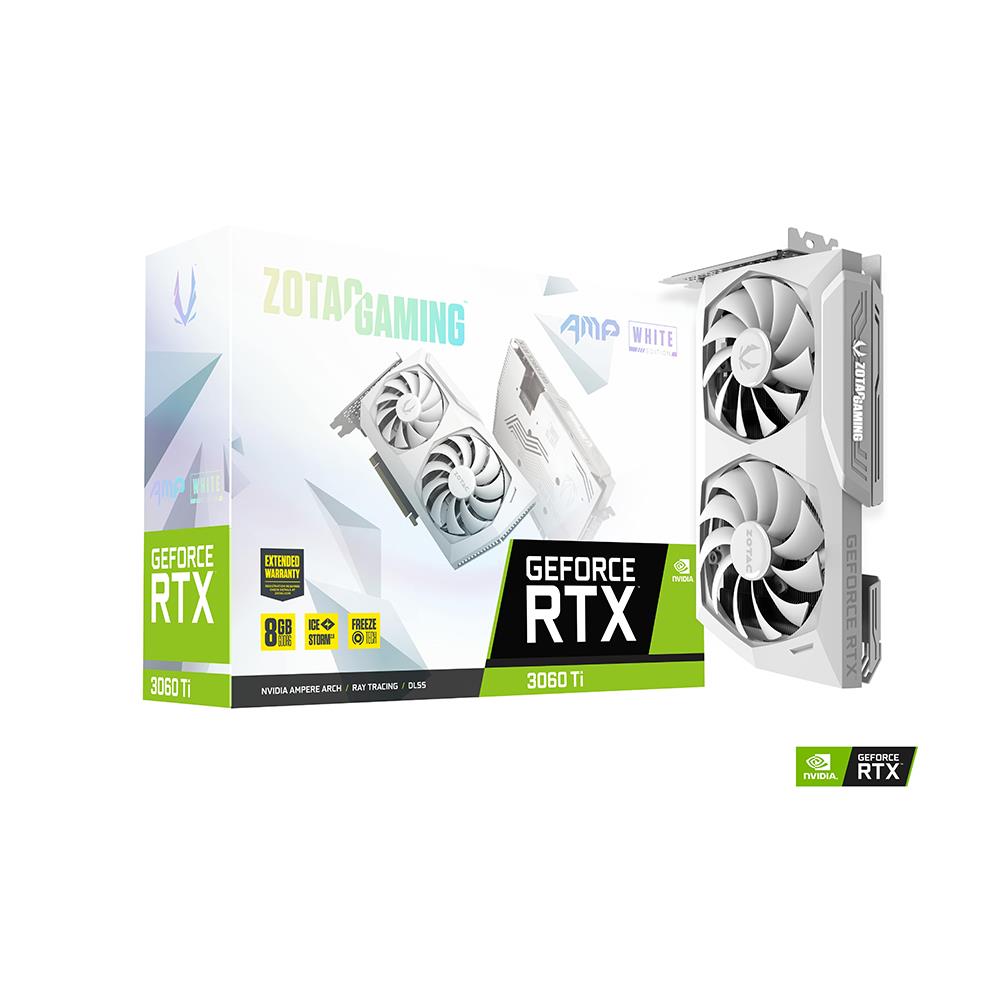 ZOTAC GAMING GEFORCE RTX 3060 Ti AMP LHR WHITE ED 8GB | Canada