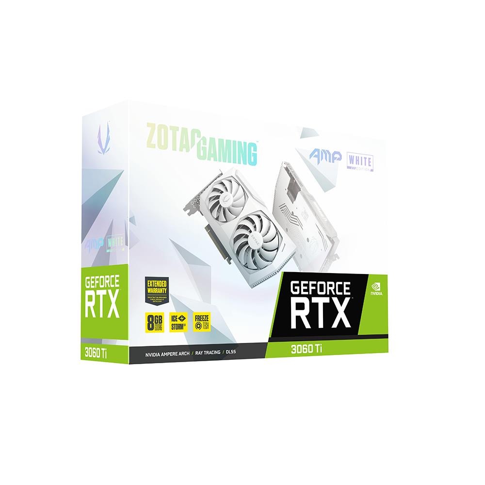 ZOTAC GAMING GEFORCE RTX 3060 Ti AMP LHR WHITE ED 8GB | Canada