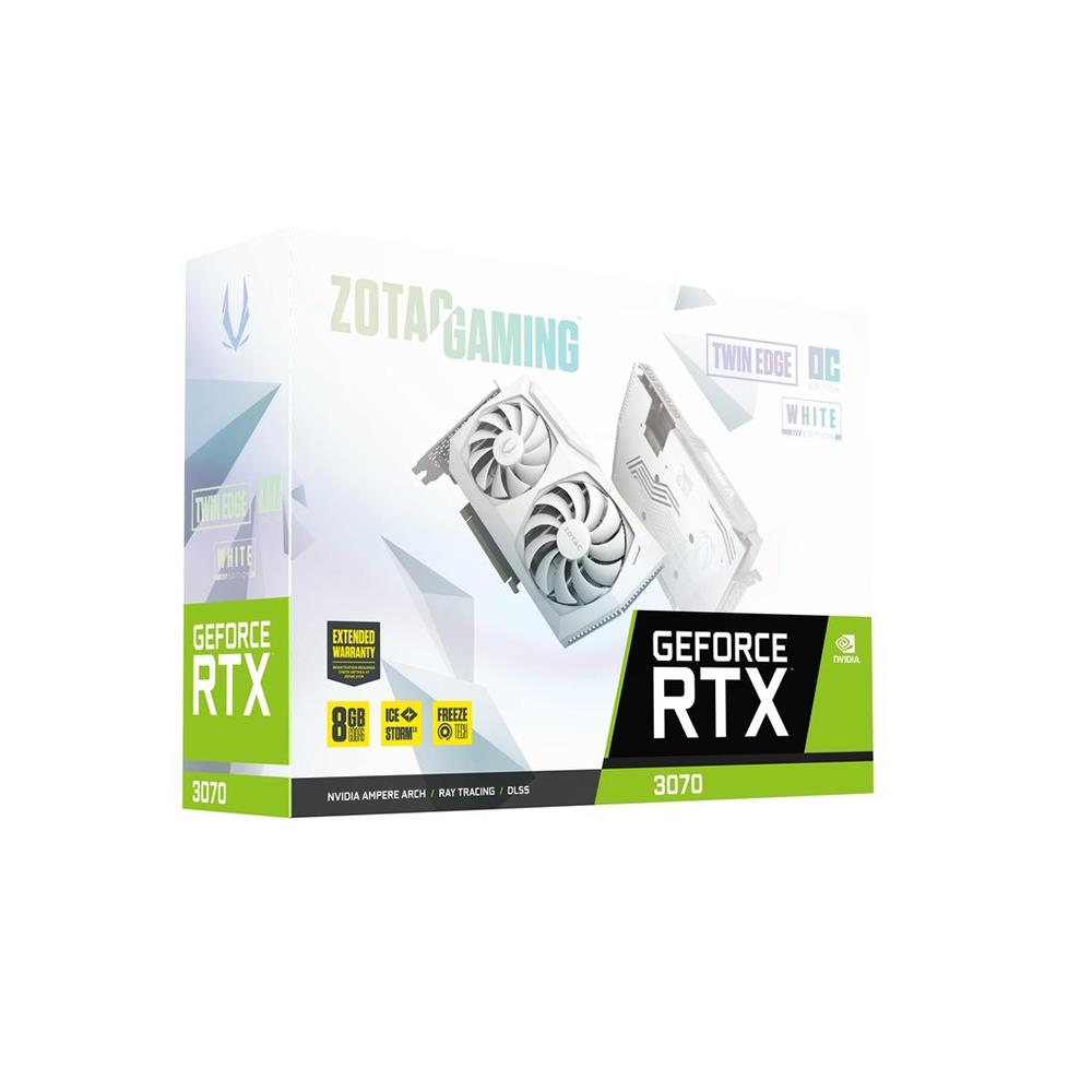 ZOTAC GAMING GEFORCE RTX 3070 Twin Edge OC LHR white edition 8GB