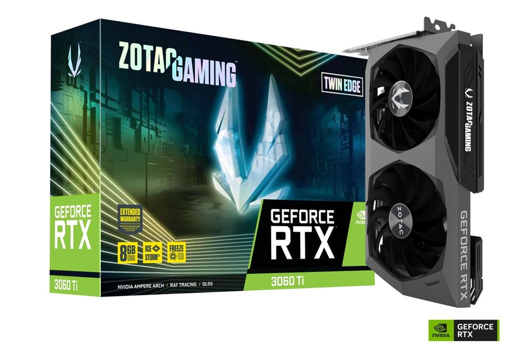 ZOTAC GAMING GeForce RTX 3060 Ti Twin Edge 8GB GDDR6 Graphics Card