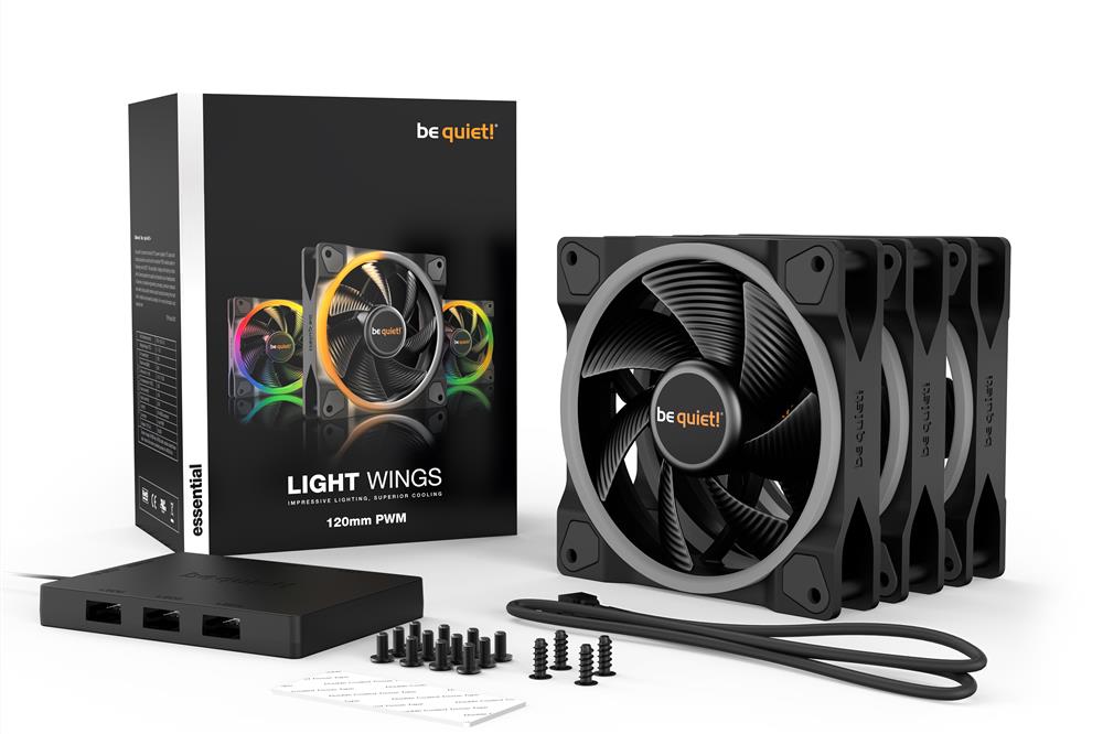 be quiet! ARGB Light Wings 120mm PWM Triple Pack | Canada