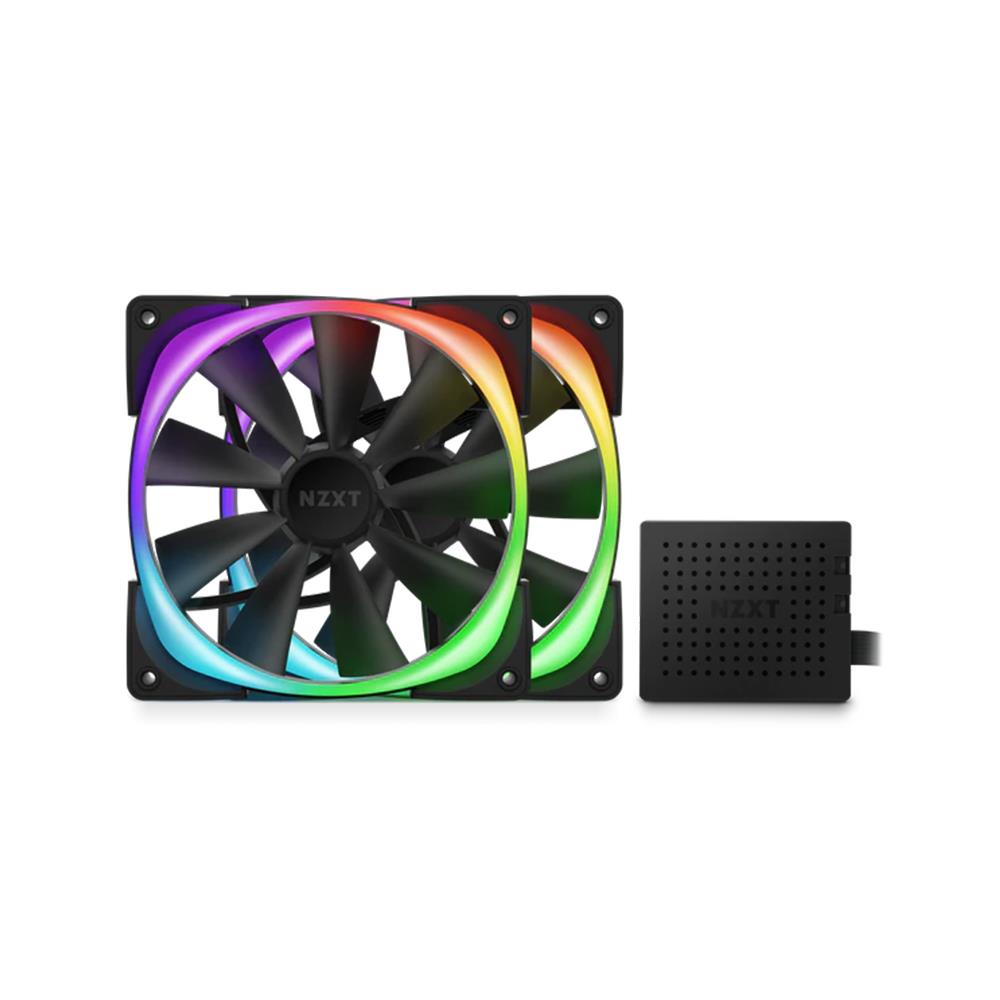 NZXT Aer RGB 2 140mm Twin Starter Pack & Fan Controller