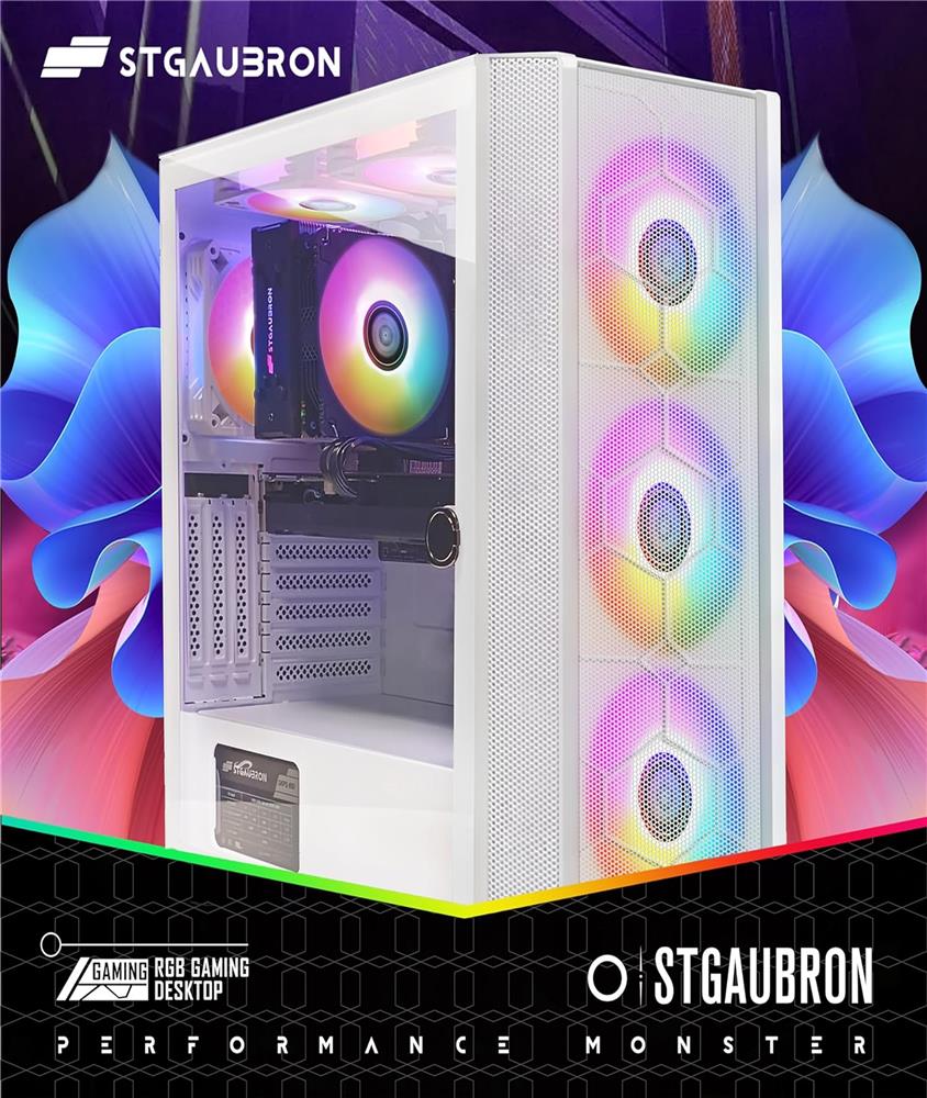 STGAubron Core i7-10700F, RTX 3060 Ti, 16GB, 1TB, WiFi+BT, Win11