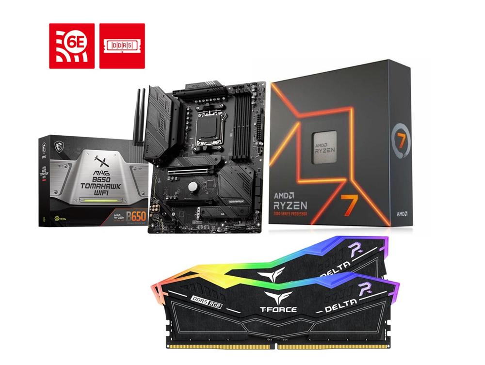 最新AMD Ryzen7 7700X /ターボ 5.4GHz/B650/DDR5メモリ 16GB/NVMe M.2