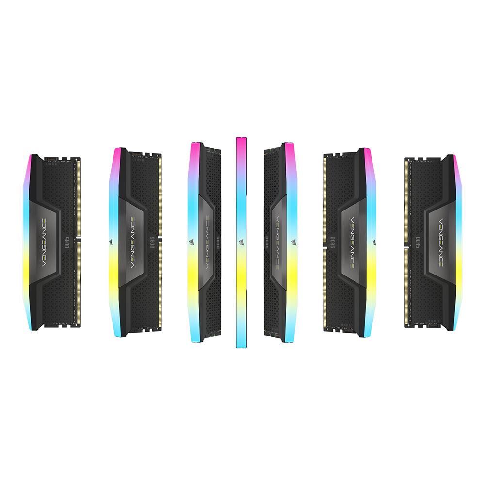 CORSAIR Vengeance RGB 64GB (2x32GB) DDR5 5600MHz CL40 Desktop