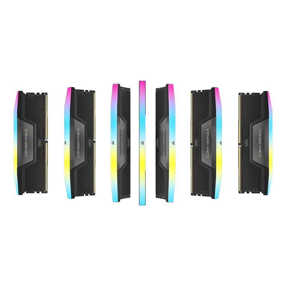 CORSAIR Vengeance RGB 96GB (2x48GB) DDR5 6000MHz CL30 UDIMM