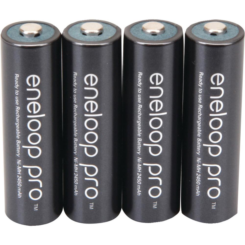  Panasonic BK-3HCCA4BA eneloop pro AA High-Capacity Ni-MH  Pre-Charged Rechargeable Batteries, 4-Battery Pack : PANASONIC: Health &  Household