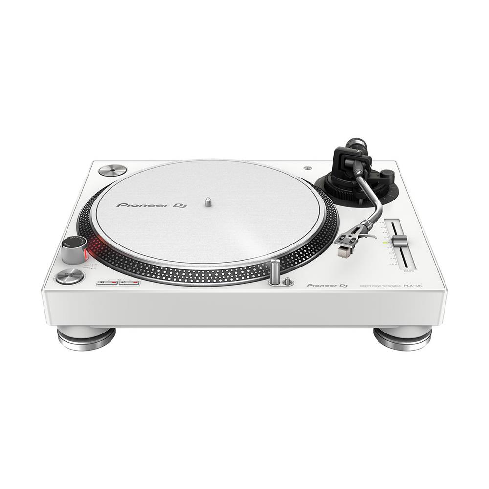 PIONEER DJ PLX-500 High-Torque, Direct-Drive Turntable, White