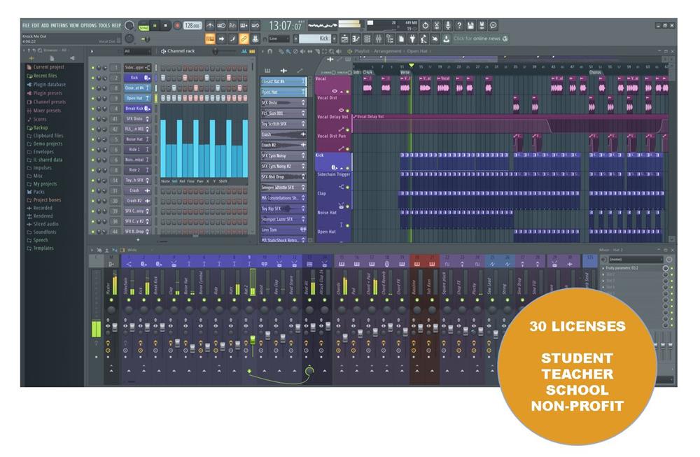 FL Studio 20 Signature Bundle Educational 30-seat License | Canada