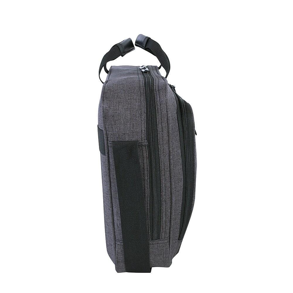 ROOTS 15.6 Laptop briefcase w/ RFID, Tablet Pocket & USB port, Grey