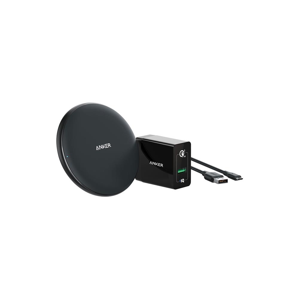 Anker PowerWave 10W Wireless Charging Pad with Wall Charger