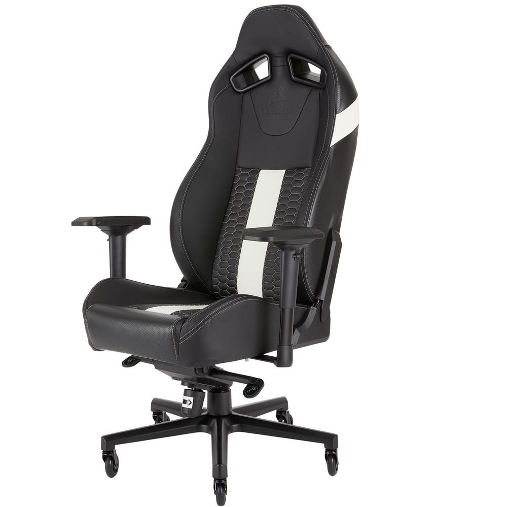 CORSAIR T2 ROAD WARRIOR Gaming Chair, Black/White | Canada ...