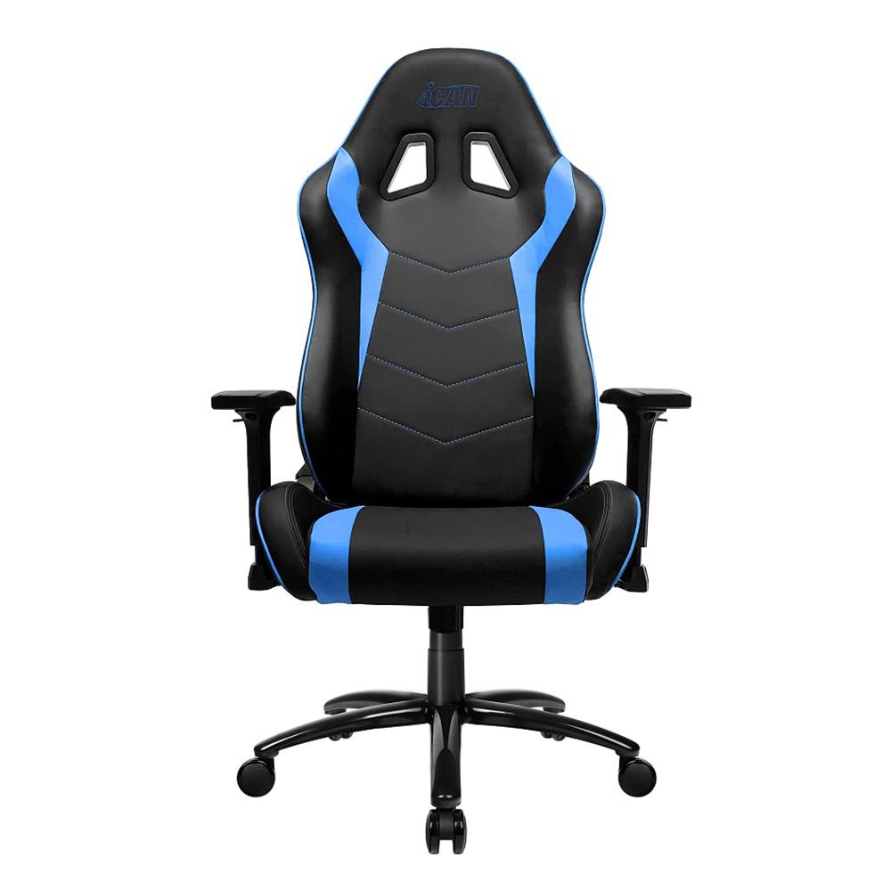 iCAN E Series Gaming Chair Black Blue Open Box Canada