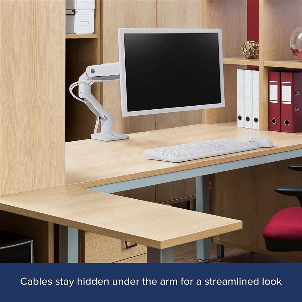 Ergotron HX Desk Monitor Arm (white) | Canada Computers & Electronics