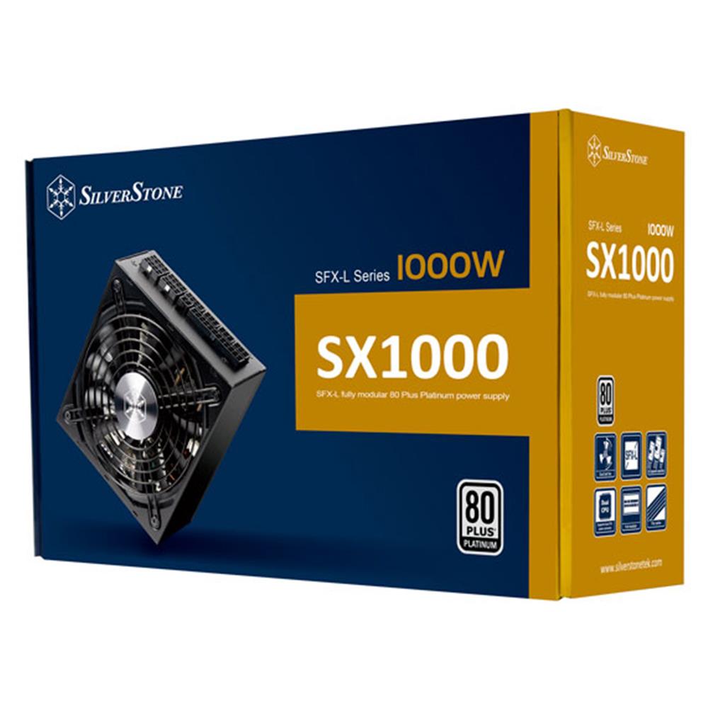 SilverStone Technology SX1000 Platinum, 80 Plus Platinum 1000W Fully  Modular SFX-L Power Supply