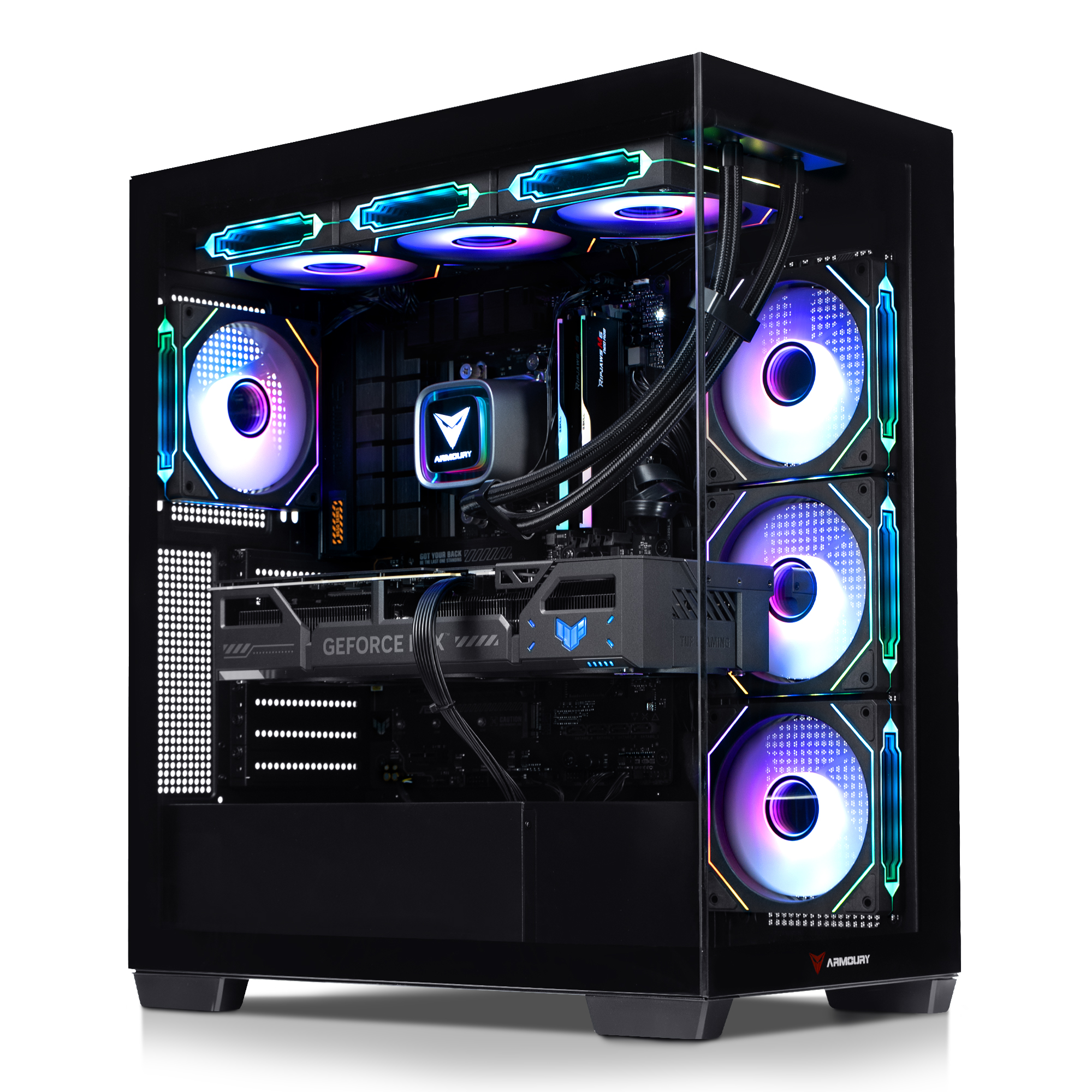 ARMOURY Ryzen 7 9800X3D RTX 5070 Ti 64GB RAM 4TB SSD W11H