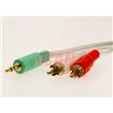 iCAN 3.5mm to RCA Male Stereo Cable - 12 ft. (AC35MM-RCAM-012) Alternative product CAICA00436