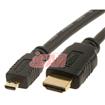iCAN Micro HDMI Type D to HDMI Type A Cable 3D Ethernet 1.4, 1 ft
