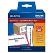 Brother DK2205 Paper Tape - 2 7/16" Width x 100 ft Length - 1 / Roll - Direct Thermal