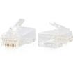 C2G RJ45 Cat6 Modular Plug for Round Solid/Stranded Cable - 100pk (00890)