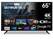 Skyworth UD7300 65" 4K UHD LED Google TV, 60Hz, Dolby HDR, Chromecast Built-in - 65UD7300