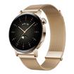 HUAWEI Smartwatch GT 3 42mm, Light Gold Strap, SpO2 & Heart Rate Tracking, Female Cycle, Body Temperature, 100+ Workout Modes, Watch Face Store, Bluetooth Calling, Wireless Charging