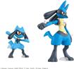 BANDAI Spirits Pokemon Model Kit #44 Riolu & Lucario  | Simple Assembly Kit | No Tools | No Paint | Fit & Snap By Hand!  (Pokemon Figure Kit)