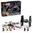 LEGO Star Wars TIE Fighter & X-Wing Mash-up Building Set, Starfighter Toy for Boys and Girls, Customizable Vehicles with 4 Minifigures, Star Wars Gift for Kids or Any Fan Ages 9 and Up, 75393