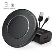 Choetech 15W Wireless Charger | QC 3.0 USB Adapter | 1.2M Cable | Black