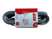 iCAN 25ft (7.6m) Indoor Extension Cord, 14AWG*3C, 15A 125VAC 1875W, Angled Wall Plug, CUL, Grey.