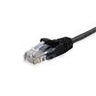 iCAN Super Slim Premium Cat6 28AWG 550Mhz Low NEXT (Near End Cross Talk) Super Speed Gigabit LAN Patch Cable, Black - 15ft