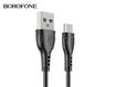 HOCO BX51 Triumph charging data cable for Micro USB, 1M, Black