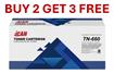 Buy 2 Get 3 FREE - iCAN Compatible Brother TN660 High Capacity Black Toner Cartridge (Get 5 in total)