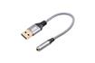 iCAN USB-A M to 3.5mm Audio F Adapter