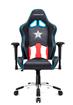 ARESRACER Premium Gaming Chair, High Density Mould Shaping Foam, PU Leather, 4D Armrest, 350MM Steel Base, 65MM PVC Castor,  Adjustable Backrest, Black&White