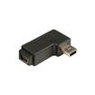 iCAN USB 2 MINI USB 5pin Male to MINI USB 5 Pin Female in 90 Degree Left Angle connection.