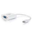 Cables to Go USB 3.1 USB-C TO VGA VIDEO ADAPTER - WHITE (TAA COMPLIANT) (29472)