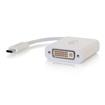 Cables to Go USB-C TO DVI-D VIDEO ADAPTER CONVERTER - WHITE (29484)