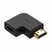 UGREEN 20111 HDMI Male to Female Adapter-Left, Black