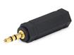 Monoprice 3.5mm TRS Stereo Plug to 1/4in (6.35mm) TRS Stereo Jack Adapter, Gold Plated
