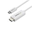 Startech USB-C to HDMI Cable - 4K at 60 Hz - White 2m (CDP2HD2MWNL)