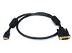 MONOPRICE 3ft 28AWG High Speed HDMI to DVI Adapter Cable with Ferrite Cores, Black